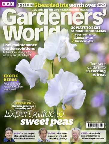 BBC Gardeners’ World Magazine issue July 2016