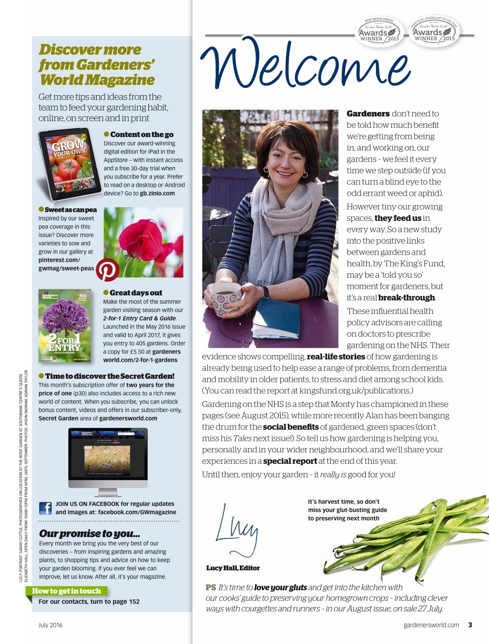 BBC Gardeners’ World Magazine Preview Pages