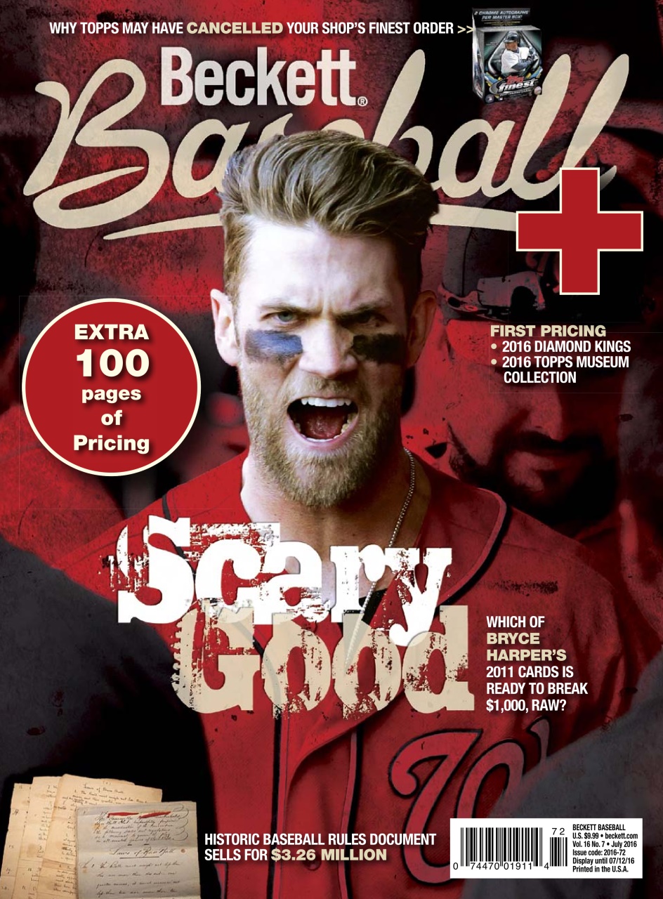 Beckett Baseball Magazine Preview Pages