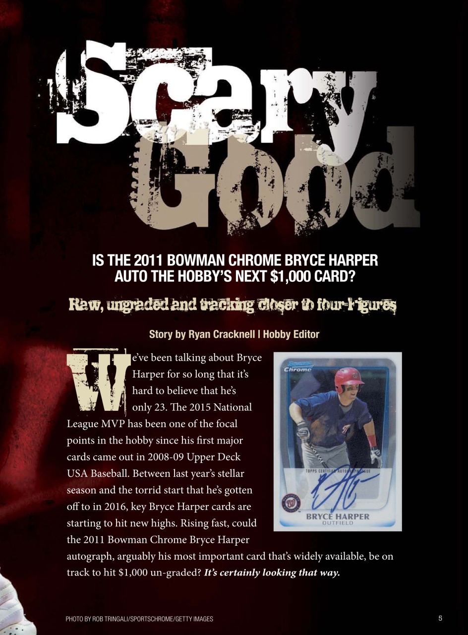 Beckett Baseball Magazine Preview Pages