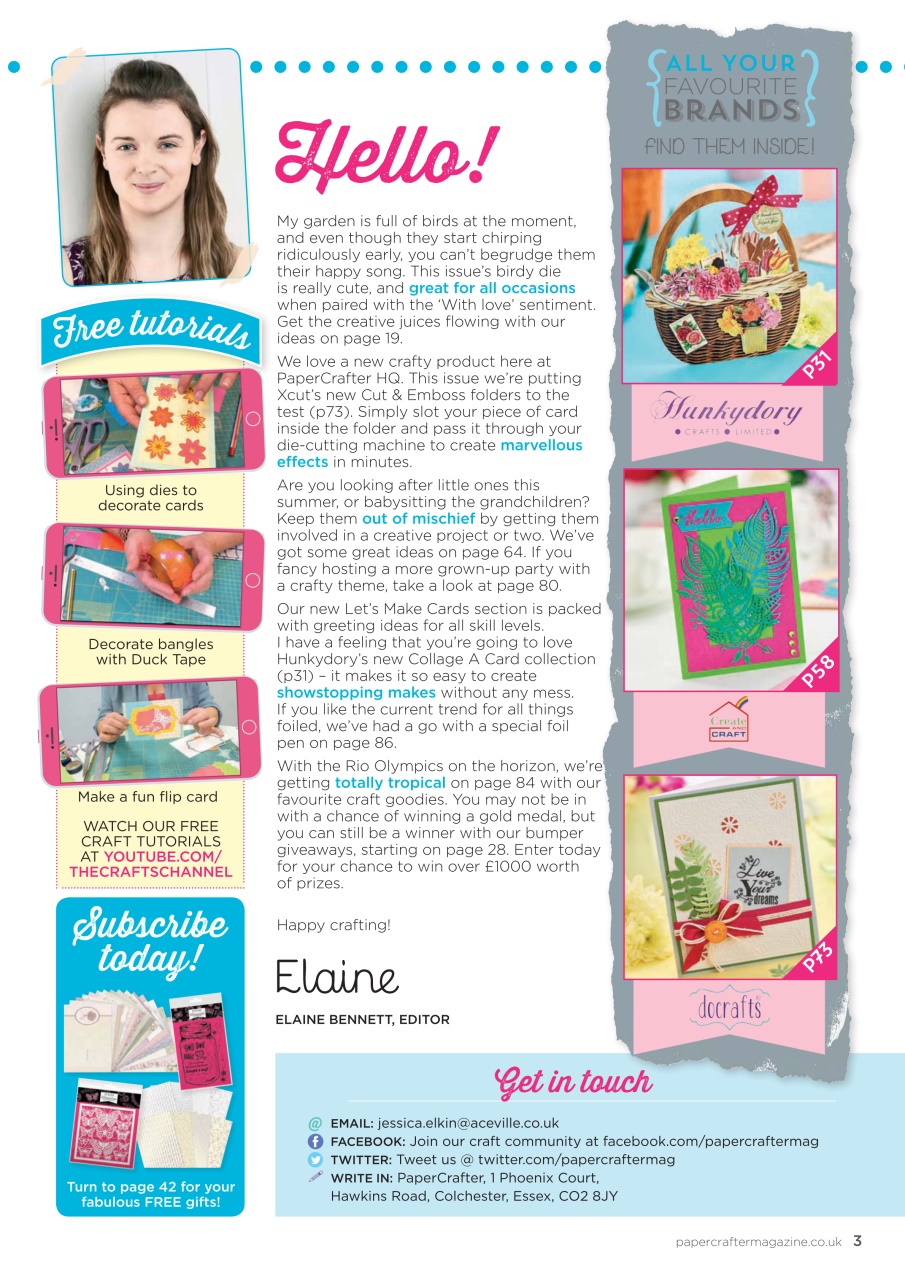 PaperCrafter Preview Pages