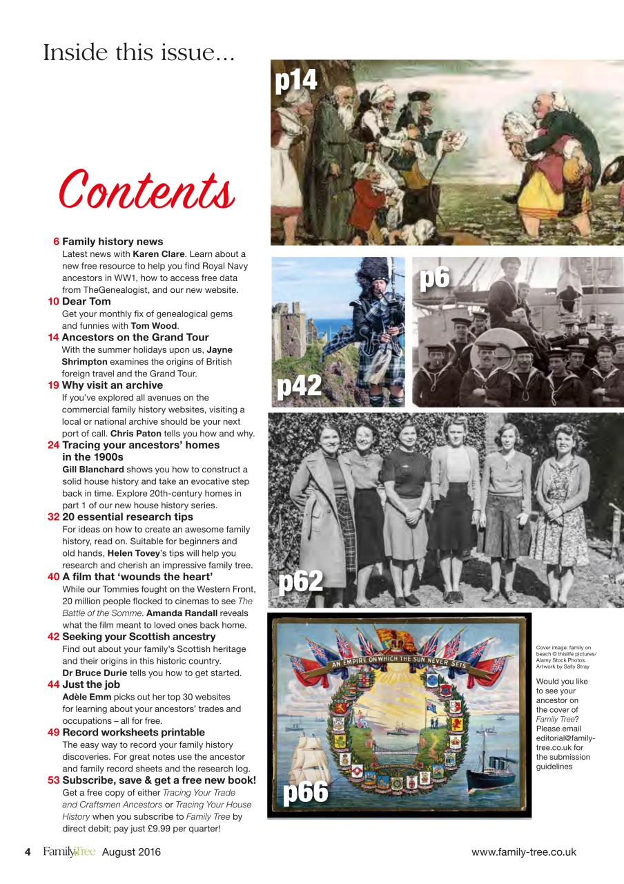 Family Tree Preview Pages