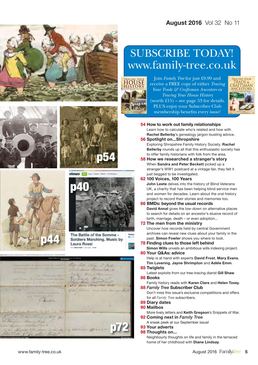 Family Tree Preview Pages