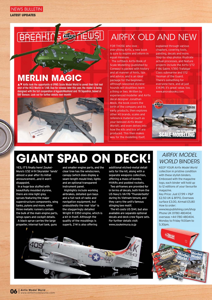 Airfix Model World Preview Pages