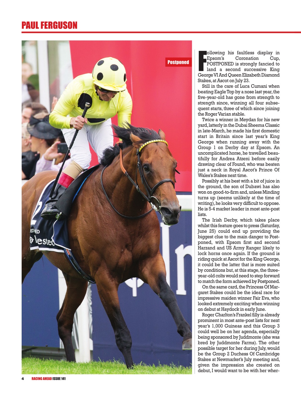 Racing Ahead Preview Pages