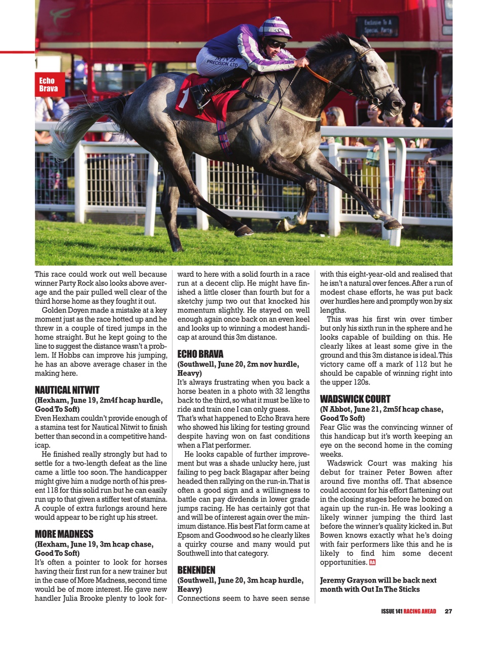 Racing Ahead Preview Pages