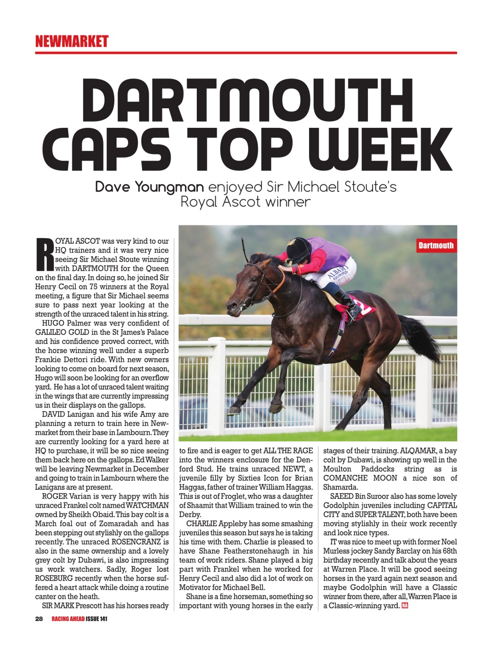 Racing Ahead Preview Pages