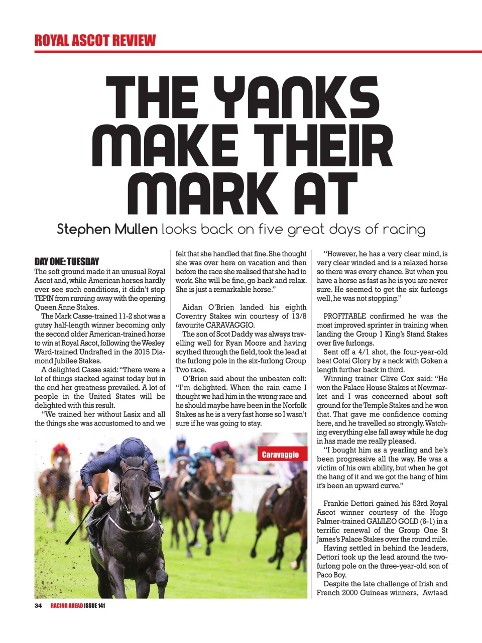 Racing Ahead Preview Pages