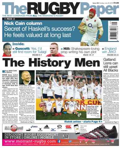 The Rugby Paper issue 26th June 2016