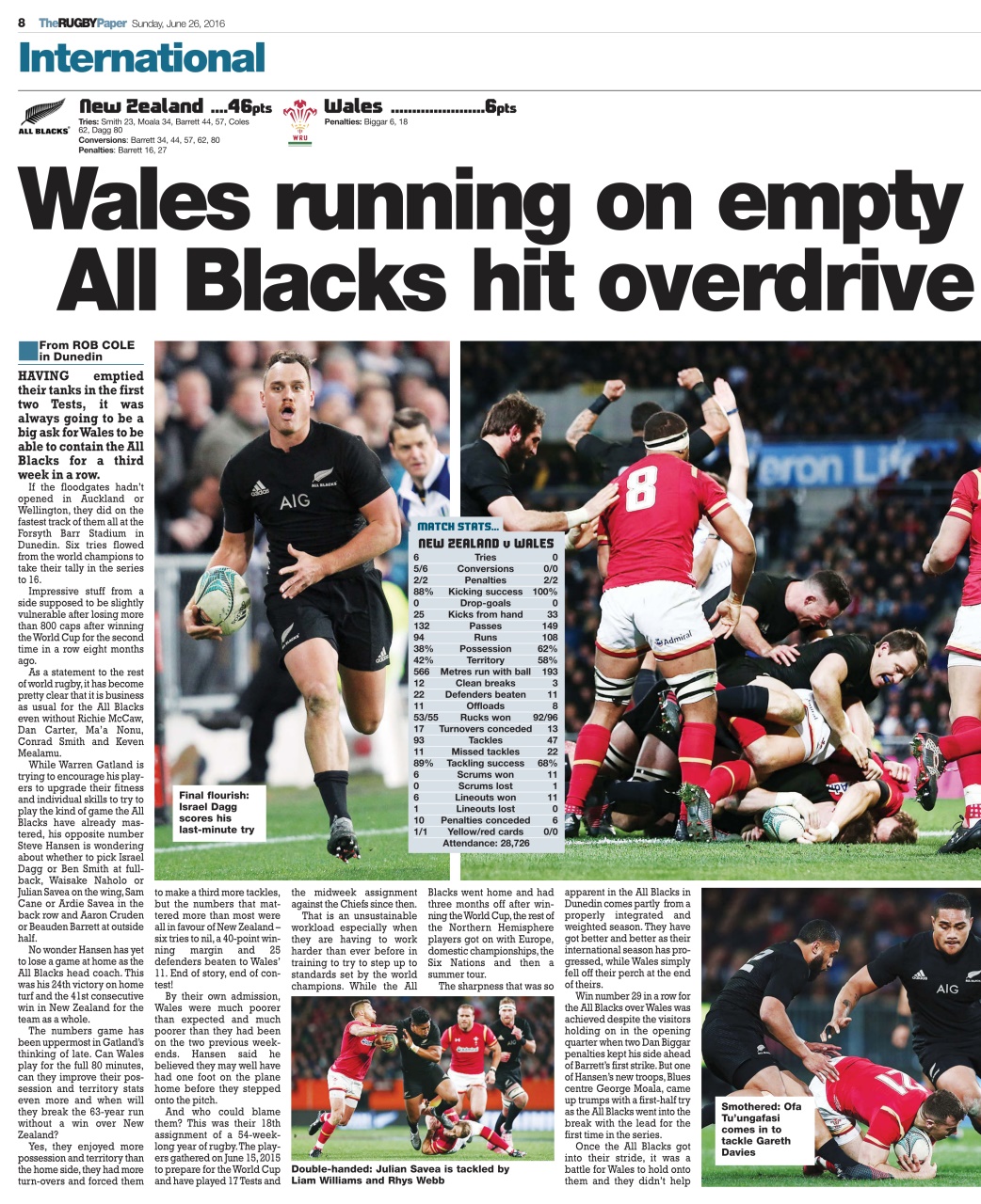 The Rugby Paper Preview Pages