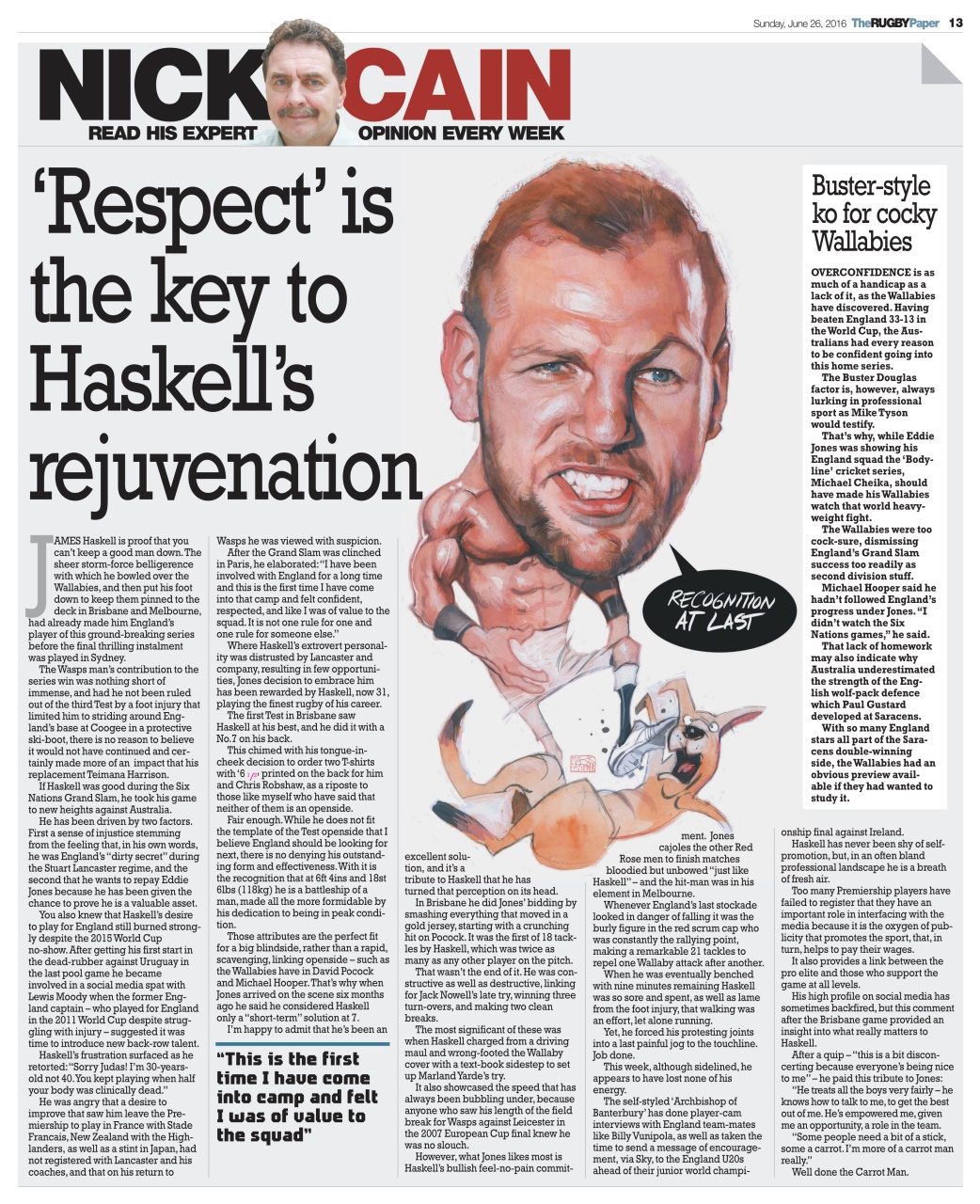 The Rugby Paper Preview Pages