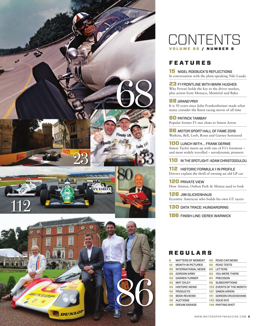 Motor Sport Magazine Preview Pages