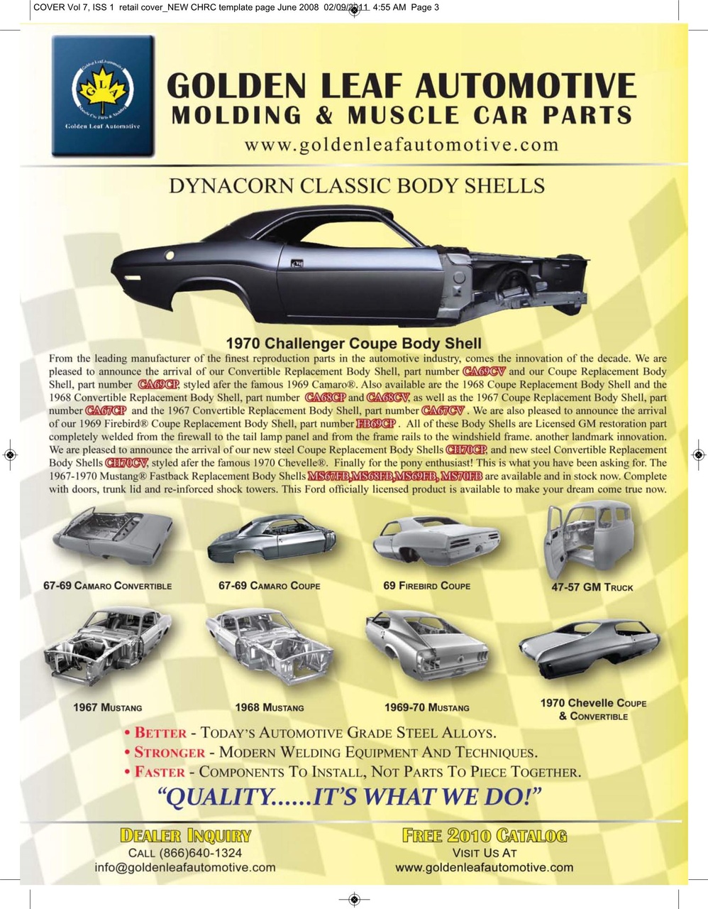Canadian Hot Rods Preview Pages
