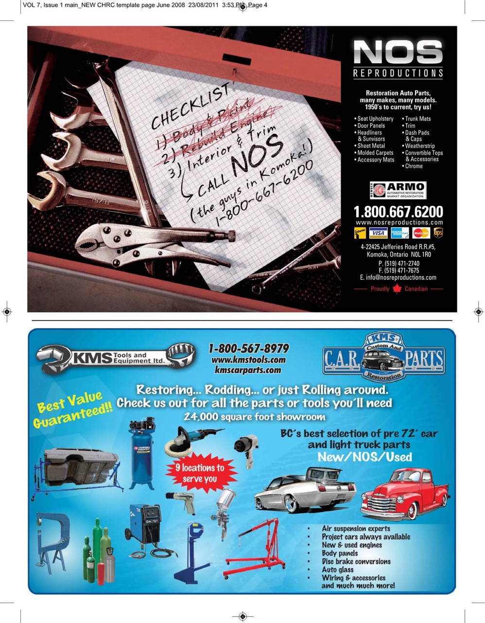 Canadian Hot Rods Preview Pages