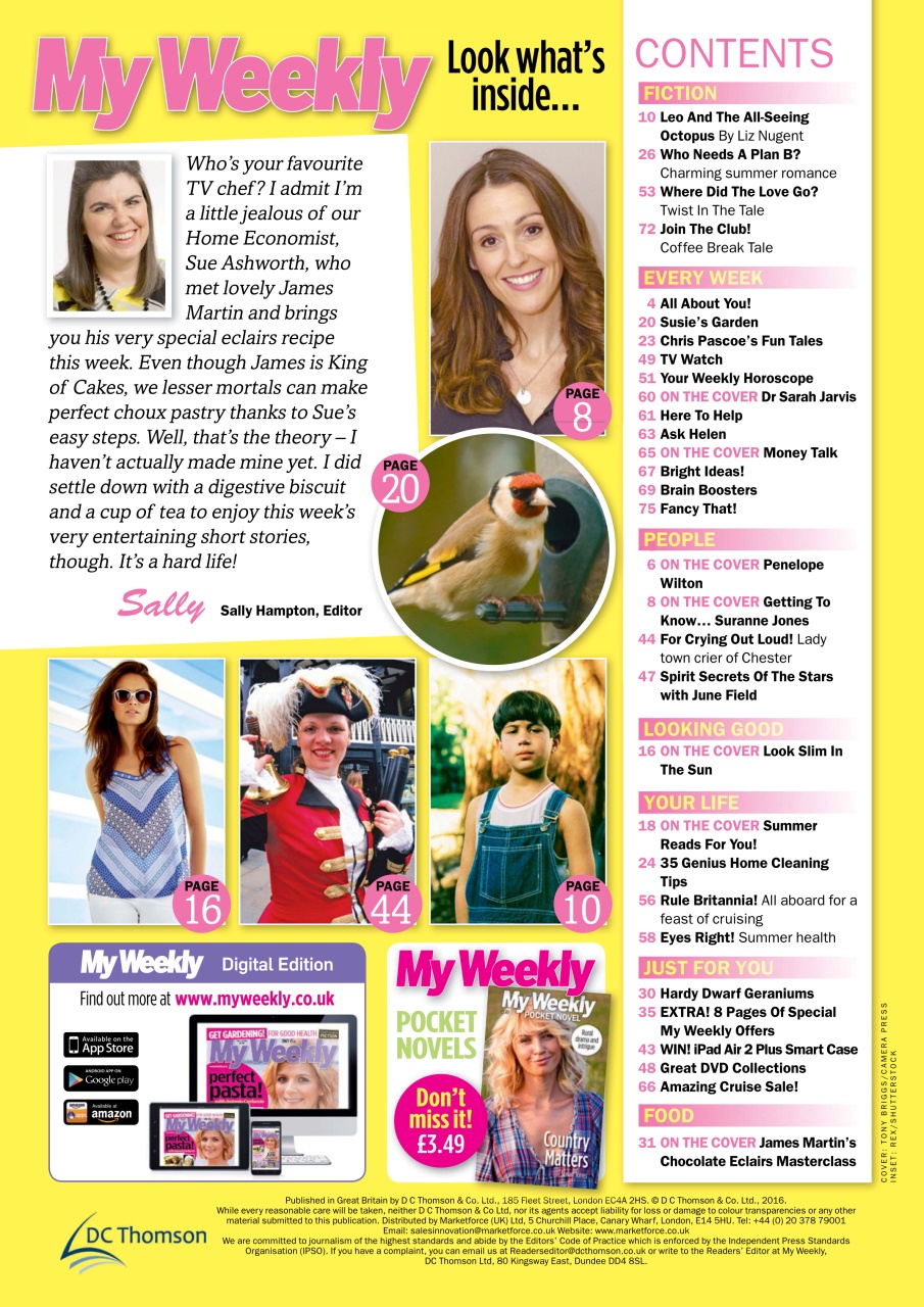 My Weekly Preview Pages