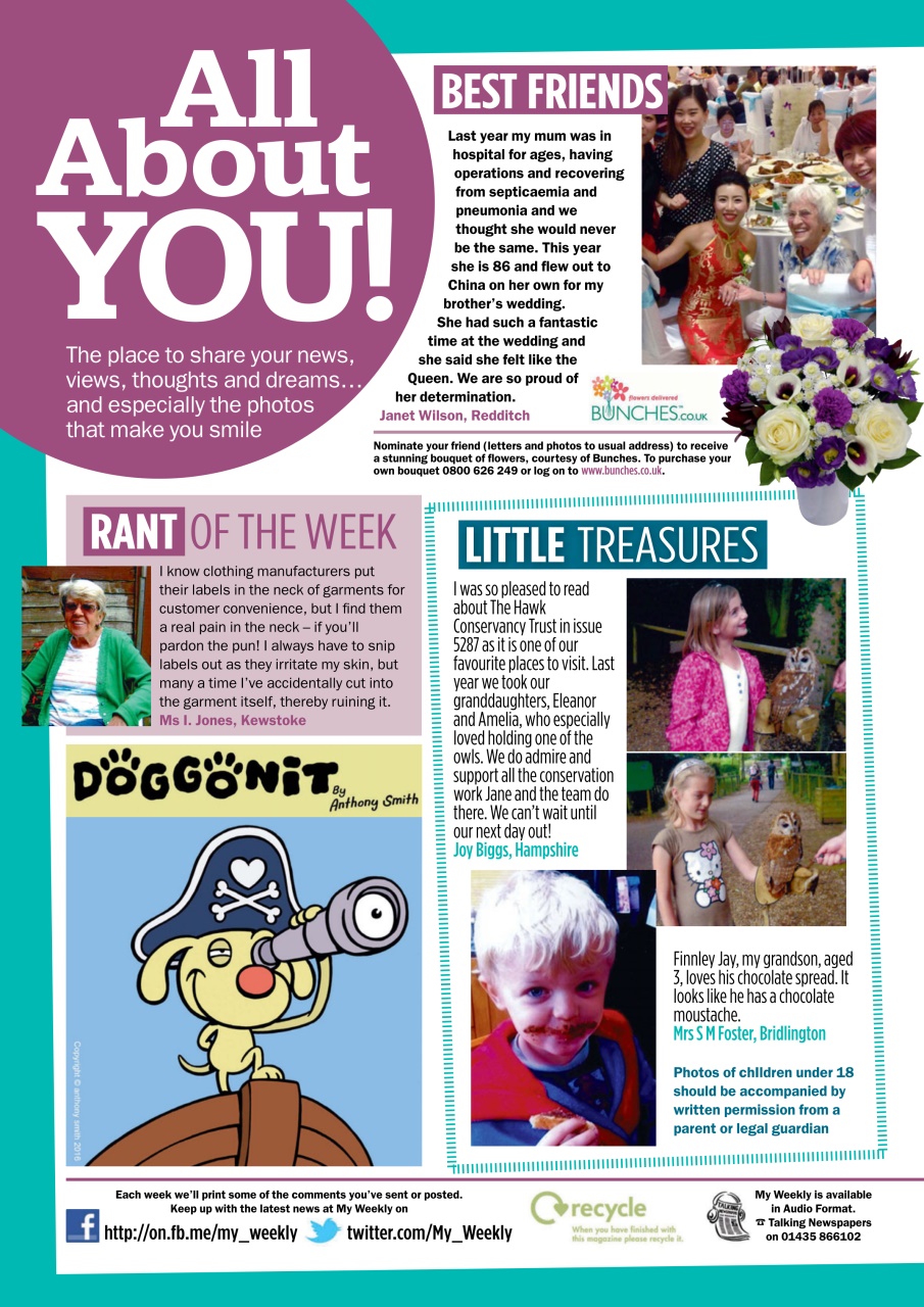 My Weekly Preview Pages