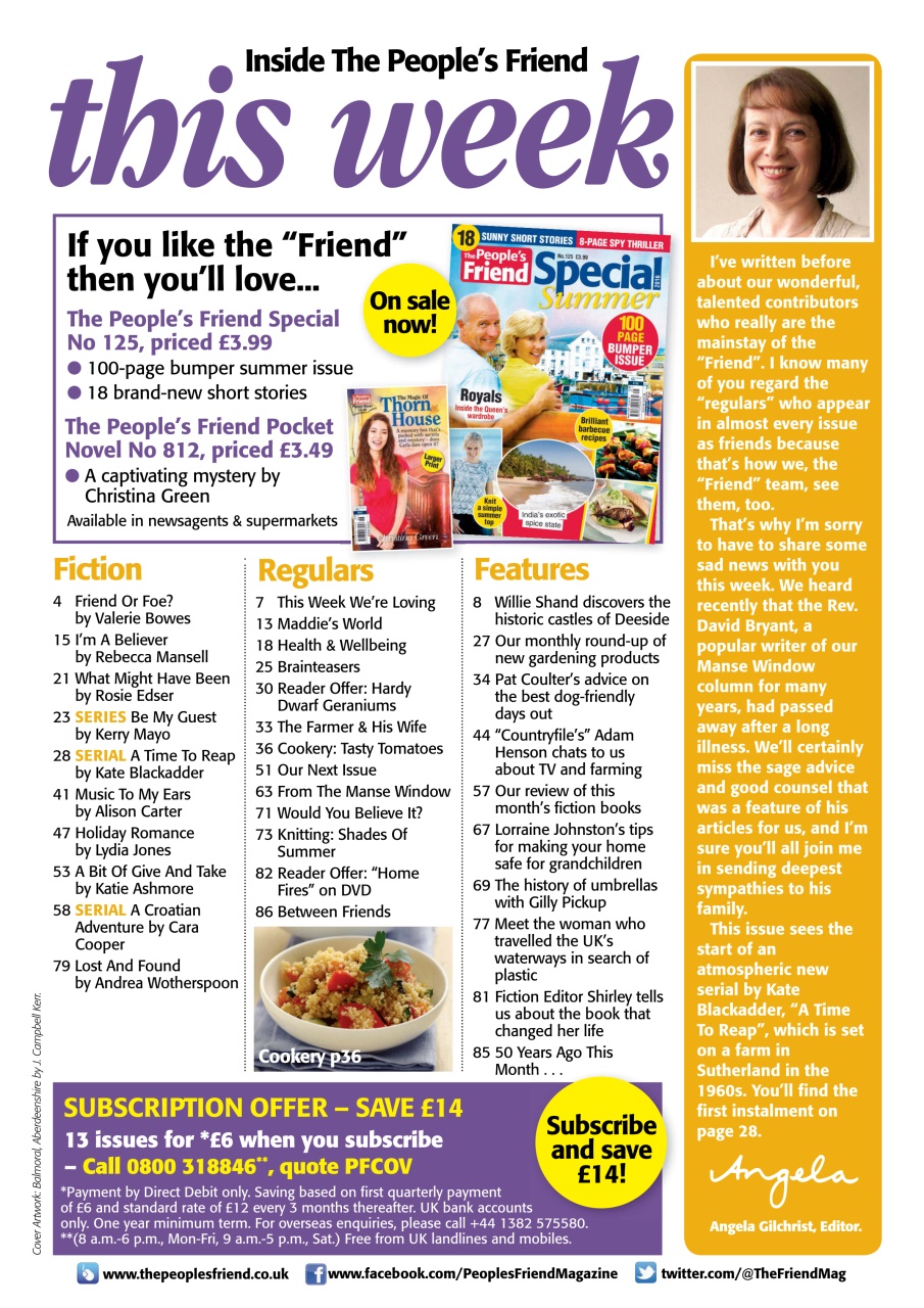 The People’s Friend Preview Pages