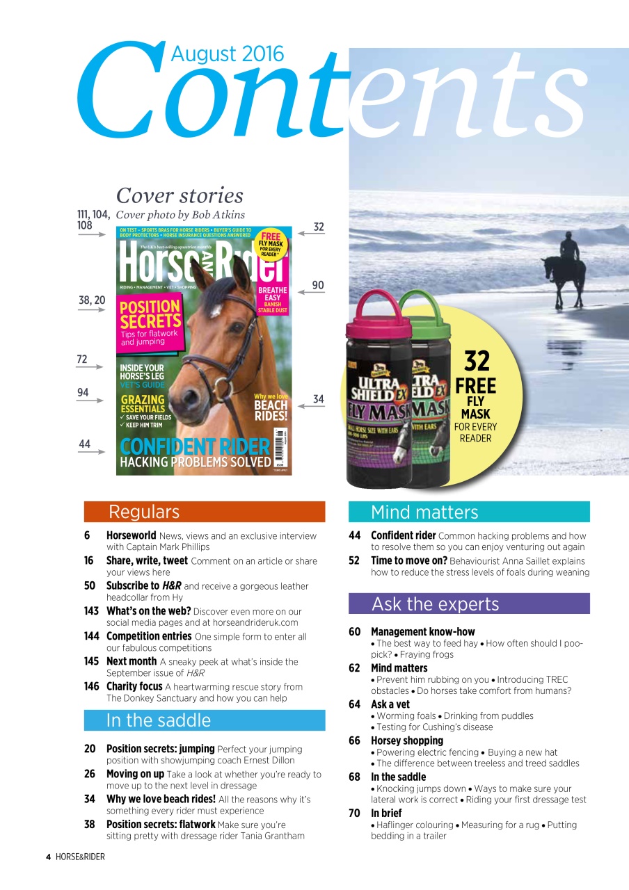 Horse&Rider Magazine - UK equestrian magazine for Horse and Rider Preview Pages