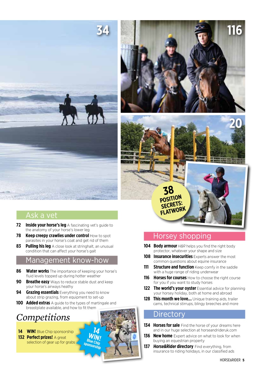 Horse&Rider Magazine - UK equestrian magazine for Horse and Rider Preview Pages