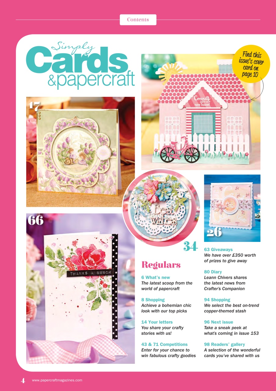 Simply Cards & Papercraft Preview Pages
