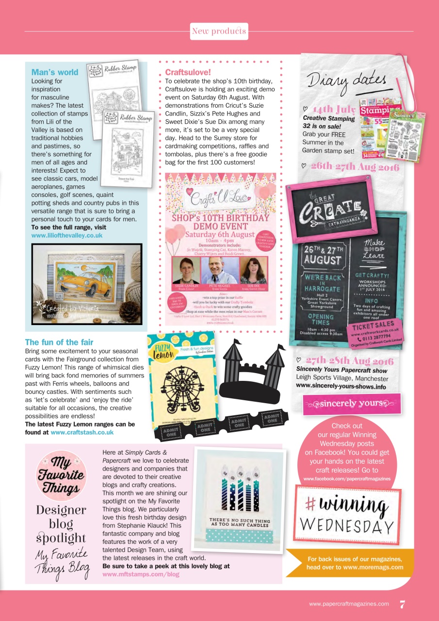 Simply Cards & Papercraft Preview Pages