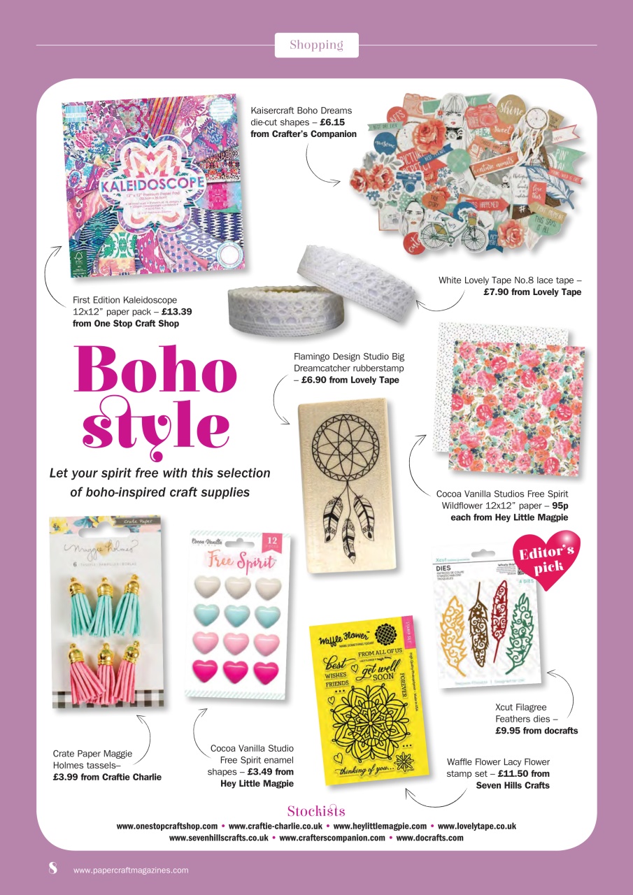 Simply Cards & Papercraft Preview Pages