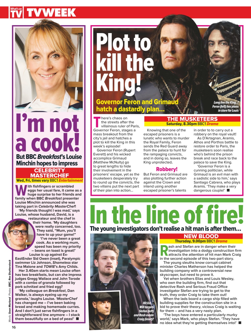 What's on TV Preview Pages