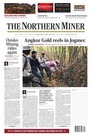 The Northern Miner issue Vol. 102 No. 21