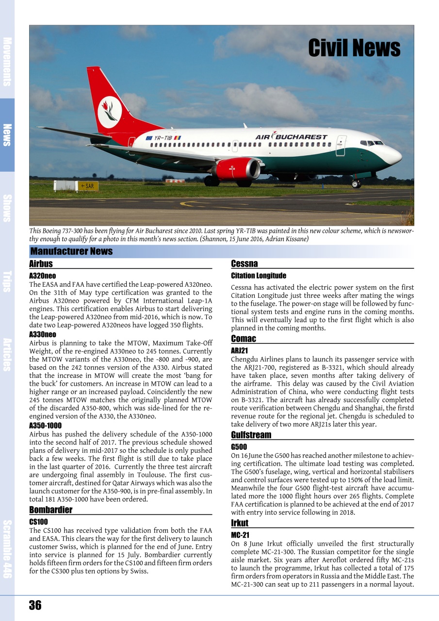 Scramble Magazine Preview Pages