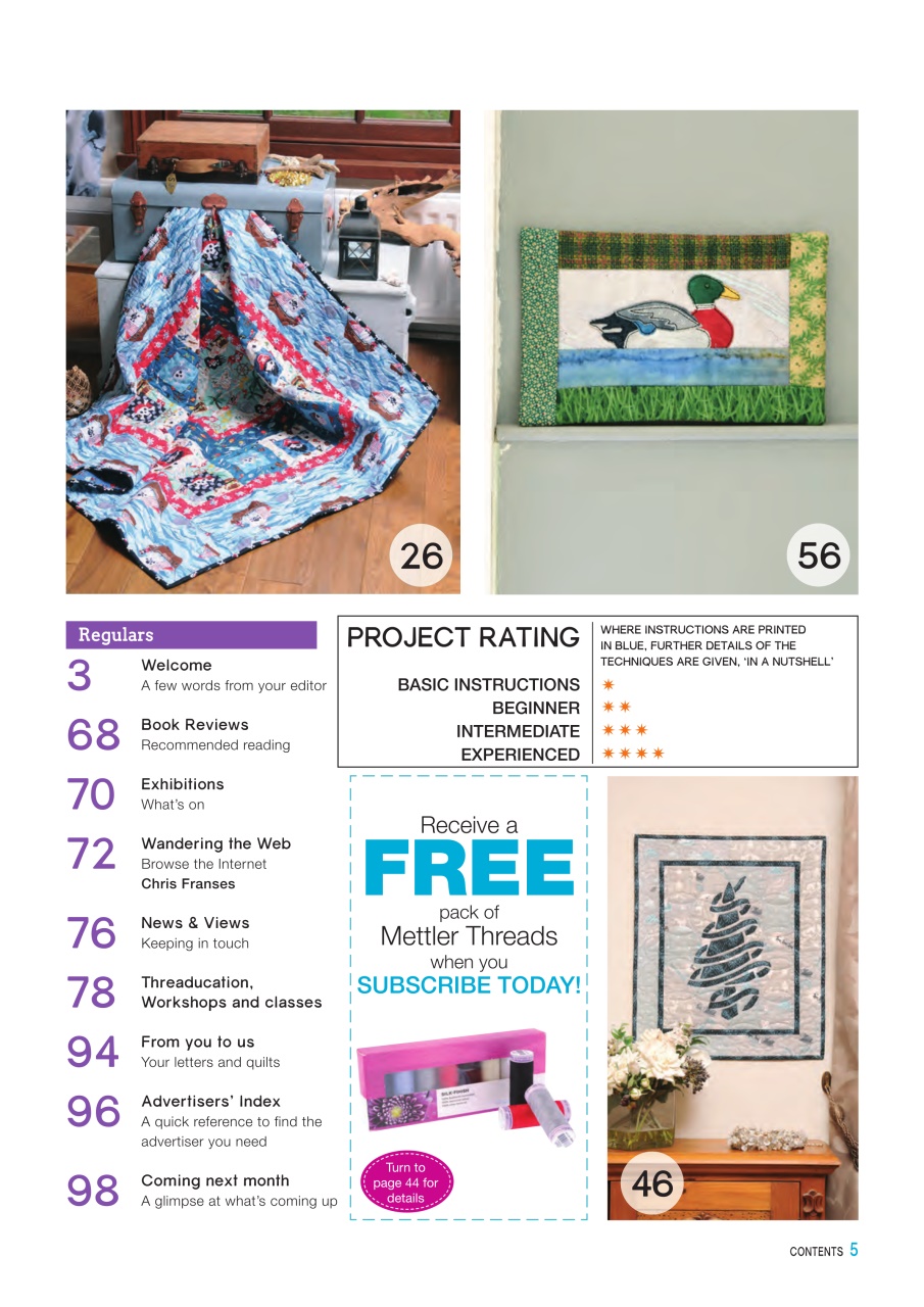 Patchwork and Quilting Preview Pages