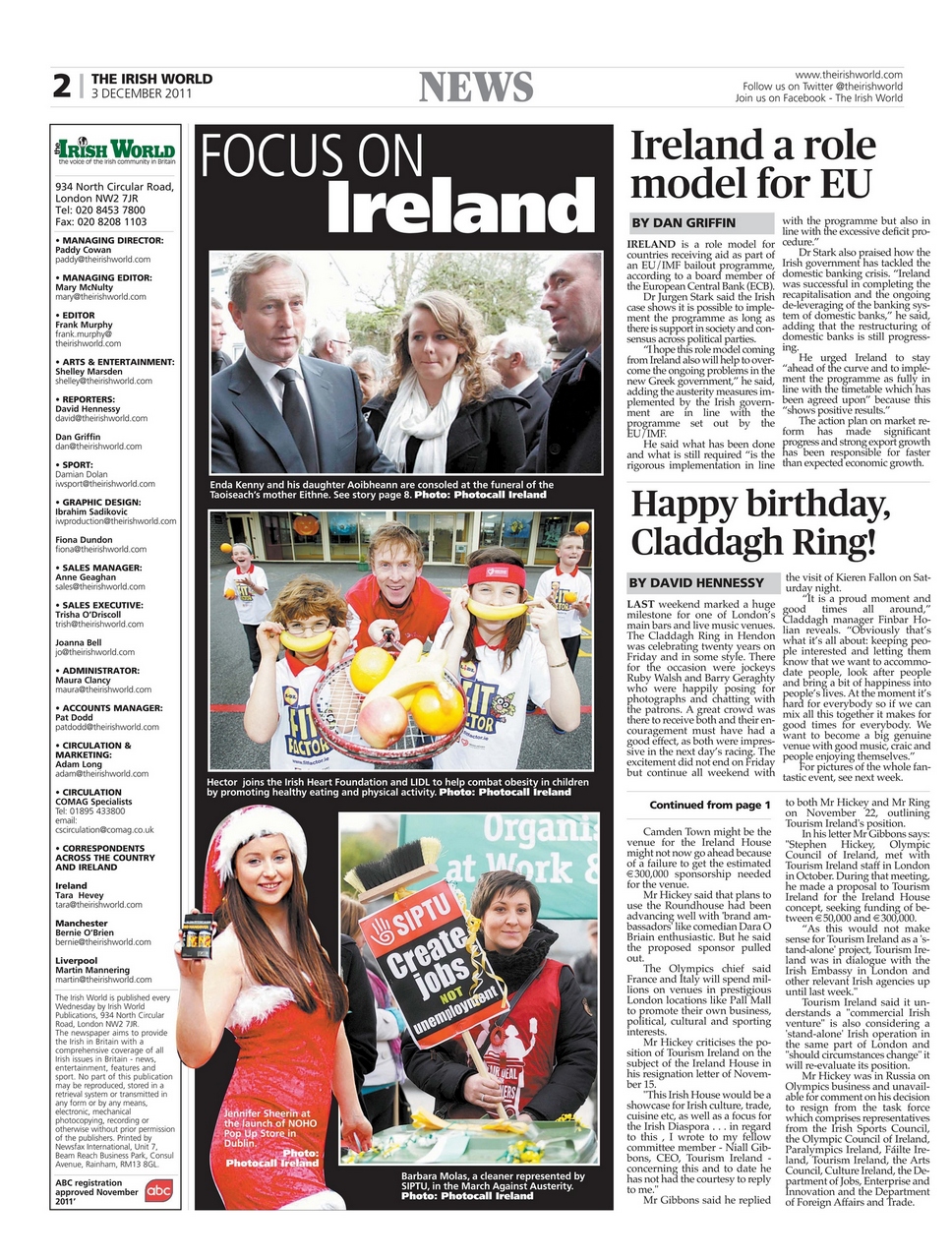 Irish World Preview Pages