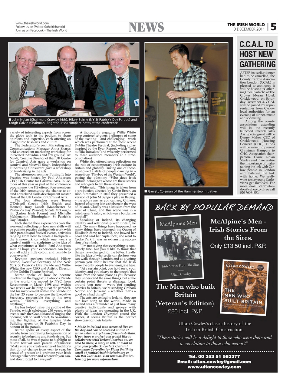 Irish World Preview Pages
