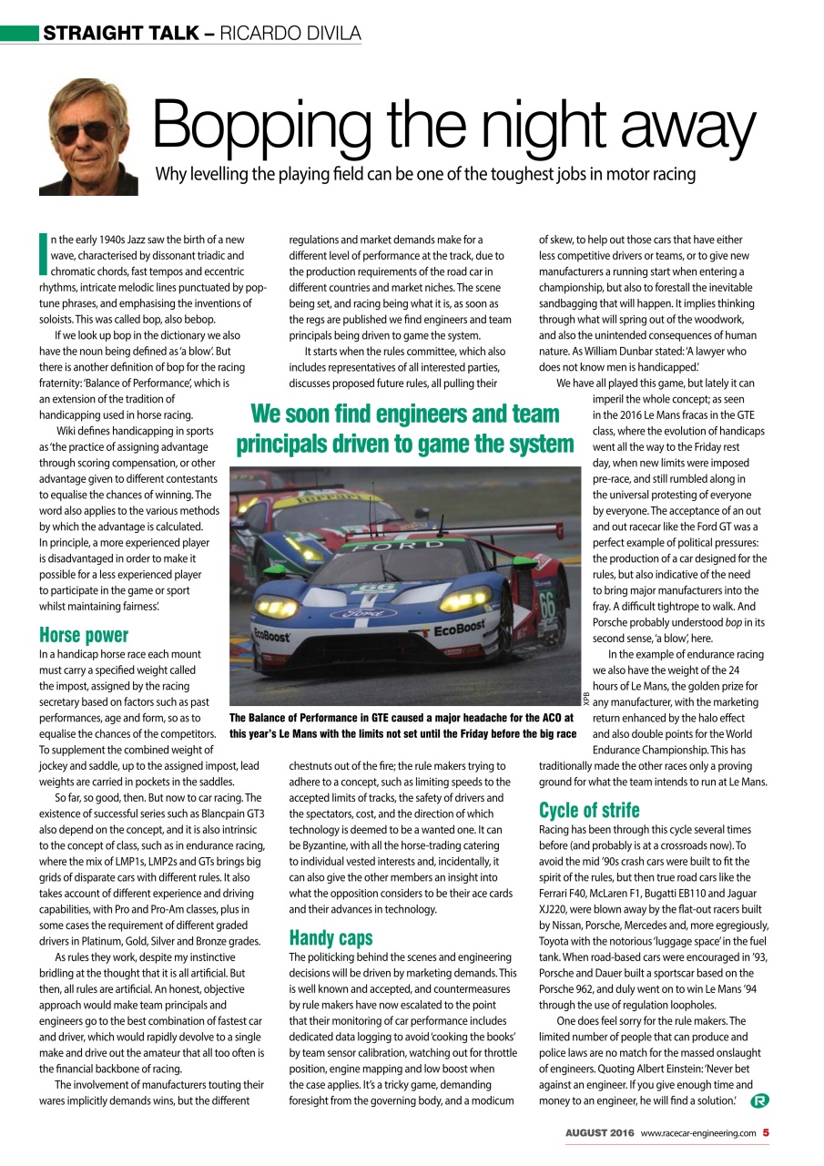 Racecar Engineering Preview Pages