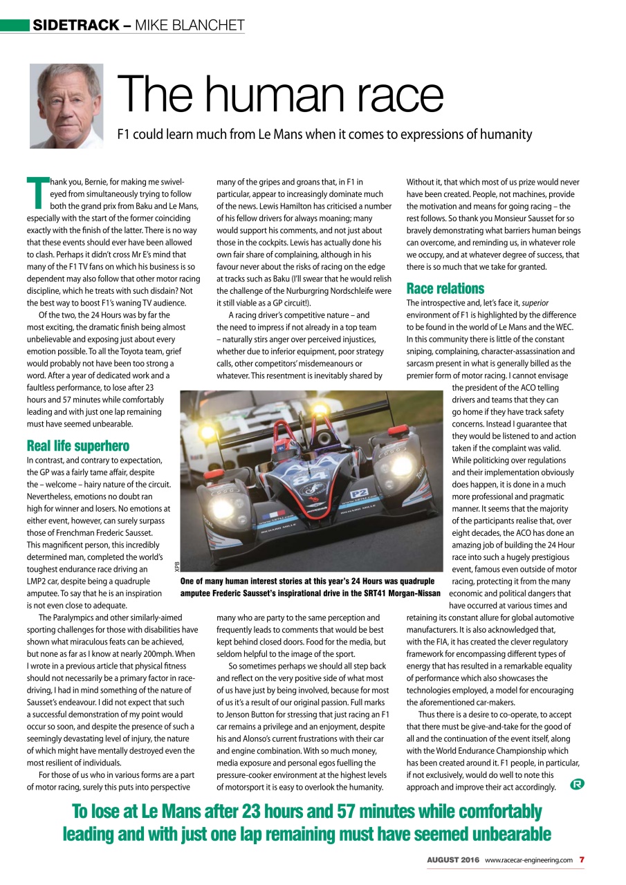 Racecar Engineering Preview Pages