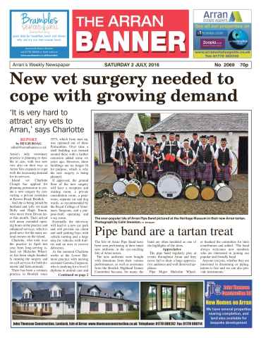 Arran Banner issue 2nd July 2016
