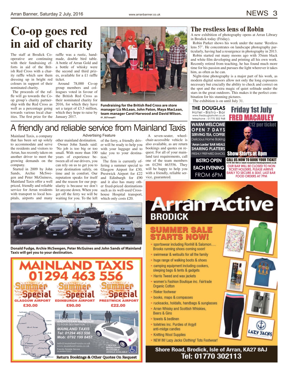 Arran Banner Preview Pages