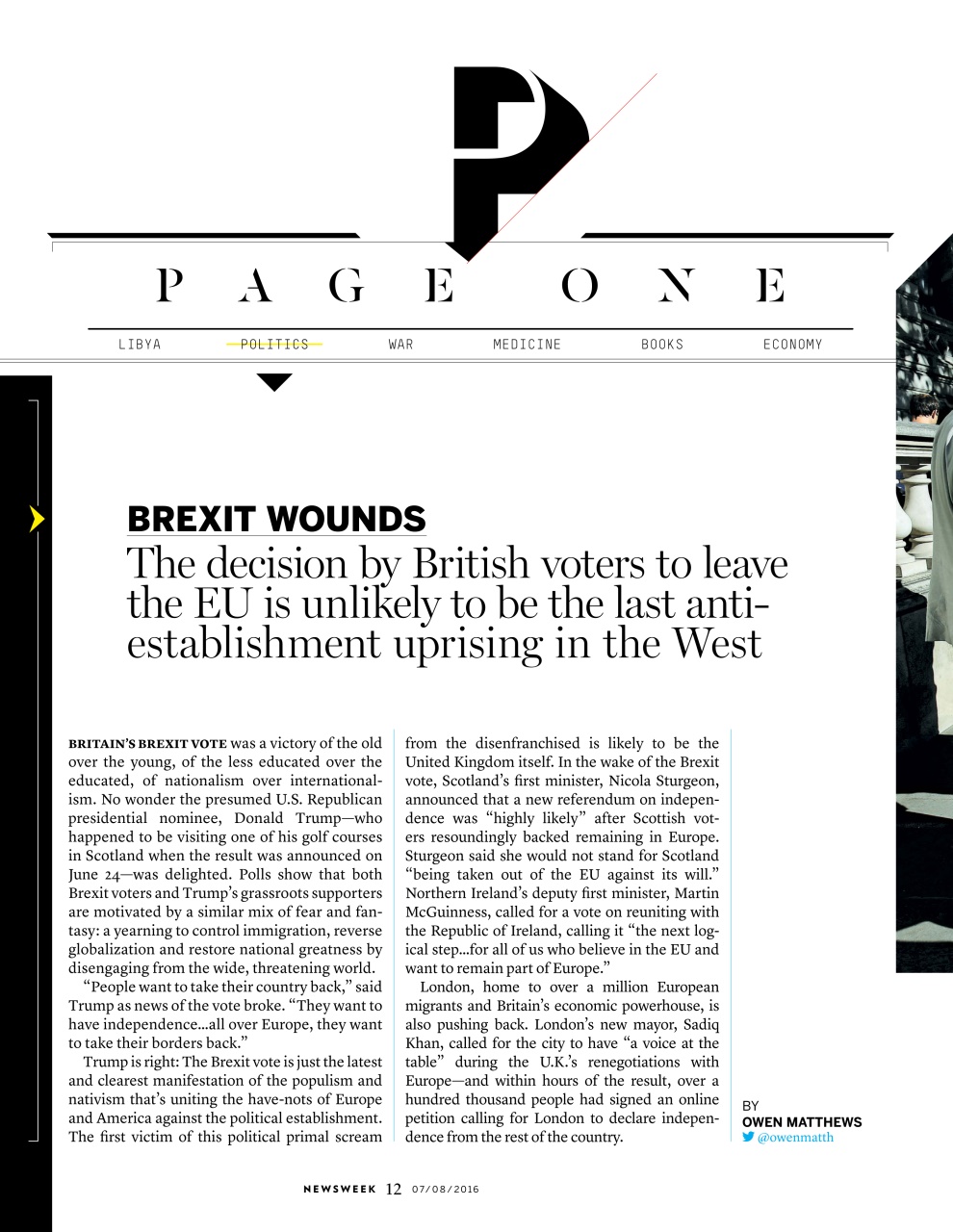 Newsweek International Preview Pages