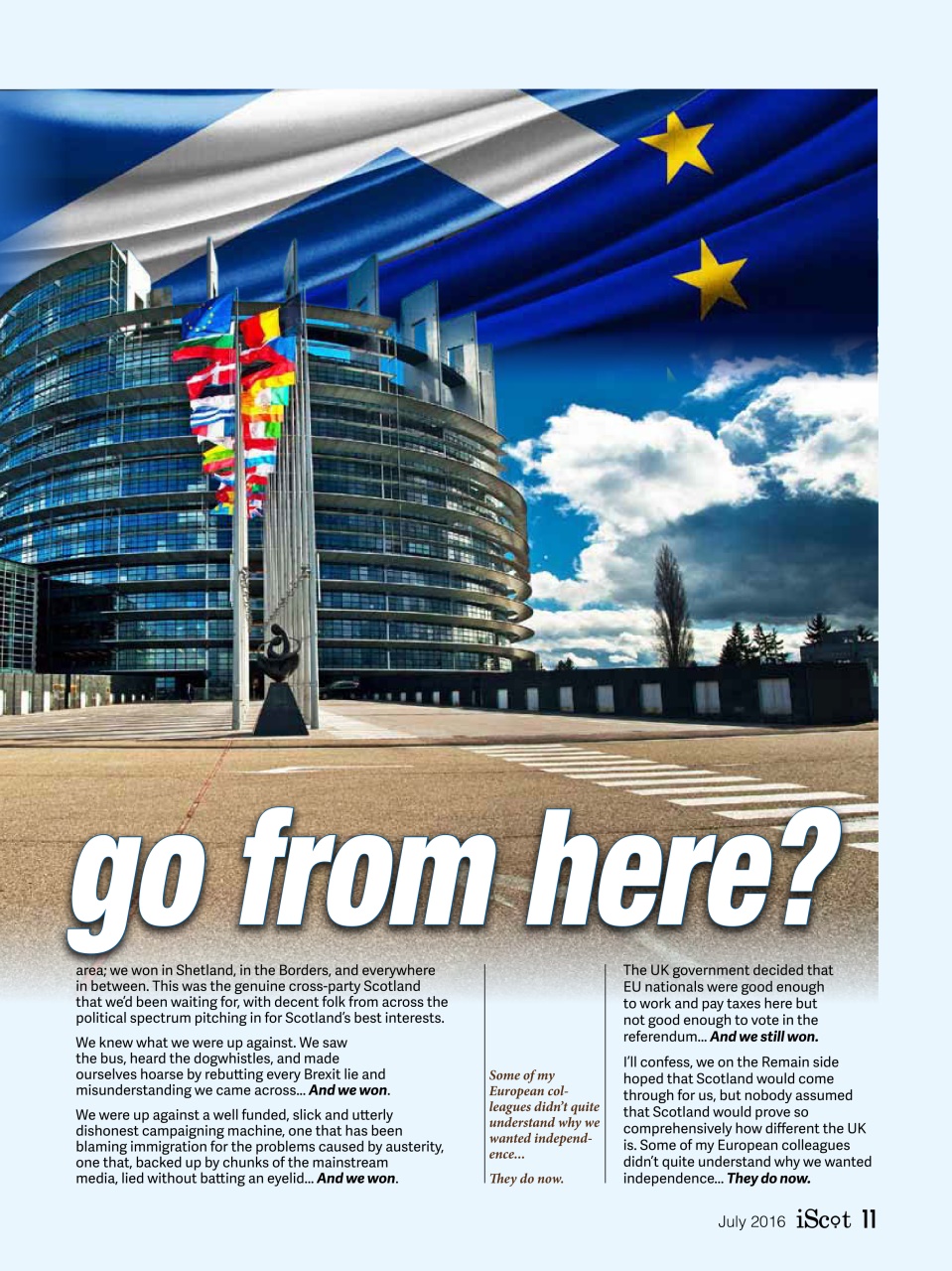 iScot Magazine Preview Pages