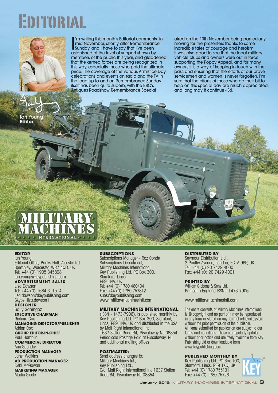 Military Machines International Preview Pages