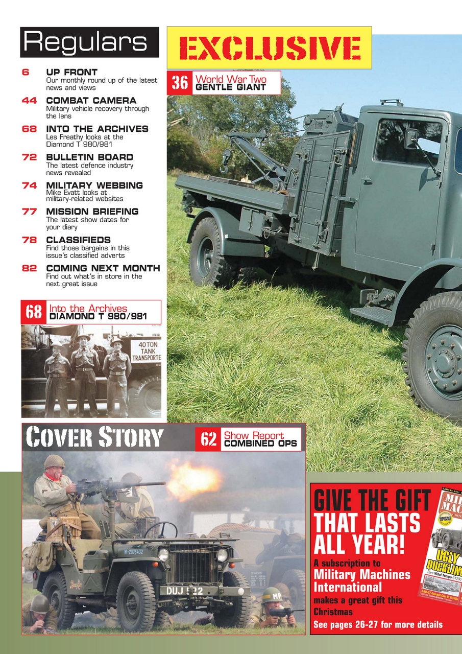 Military Machines International Preview Pages