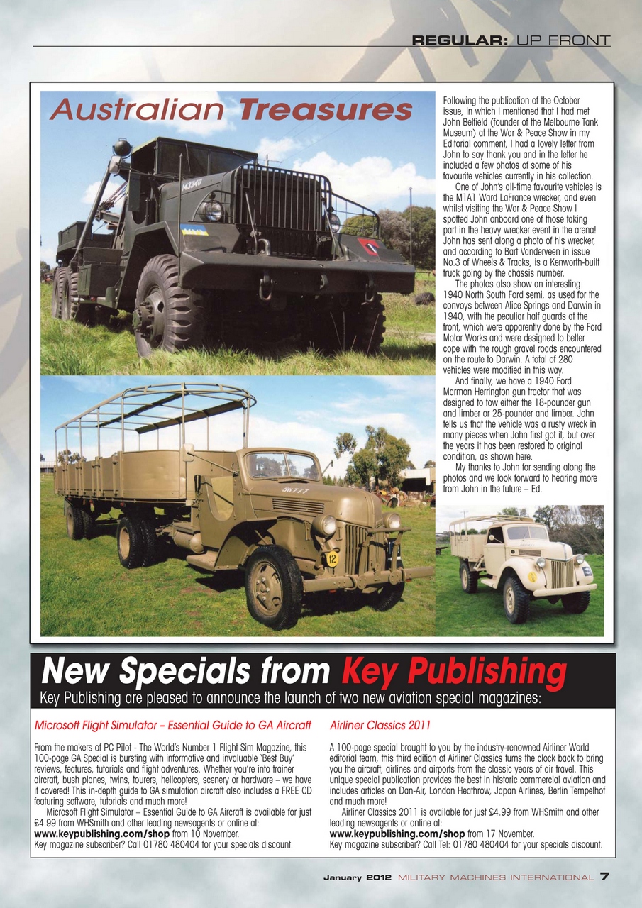 Military Machines International Preview Pages
