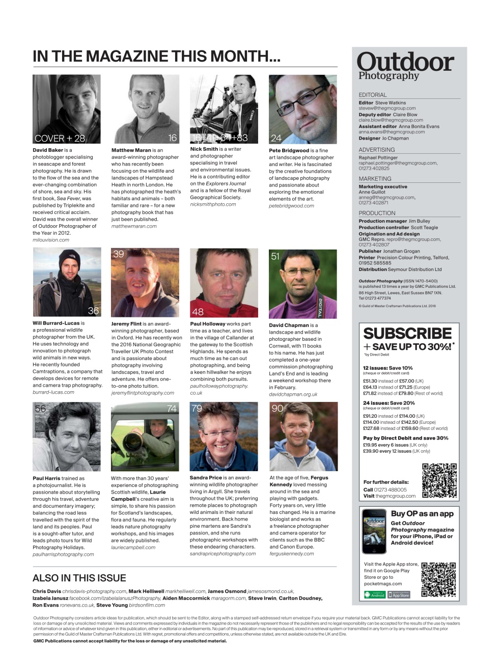 Outdoor Photography Preview Pages