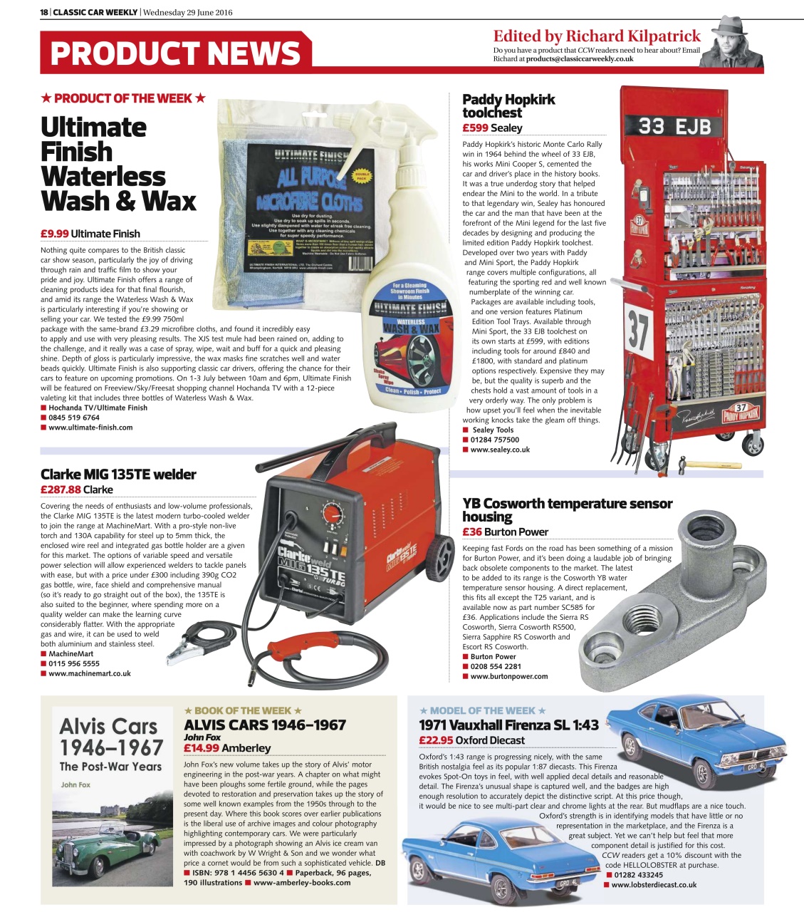 Classic Car Weekly Preview Pages