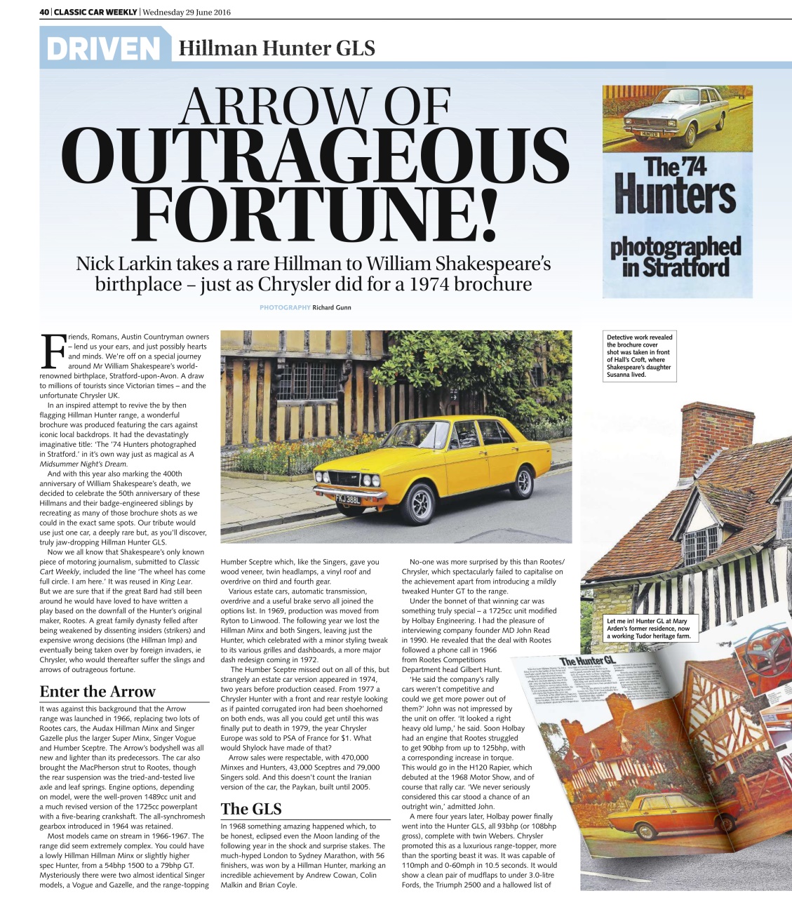 Classic Car Weekly Preview Pages