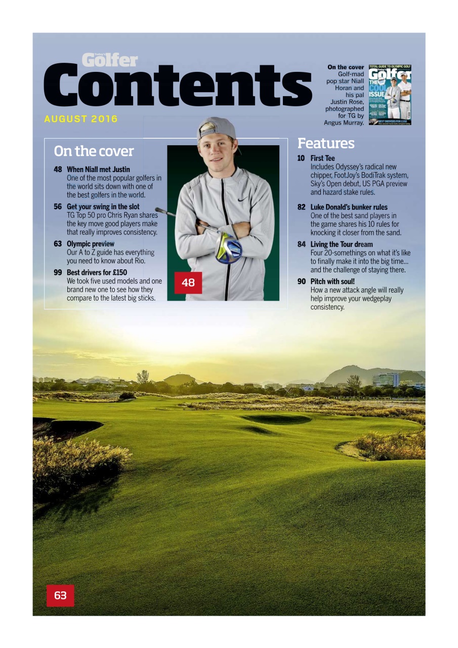 Today's Golfer Preview Pages