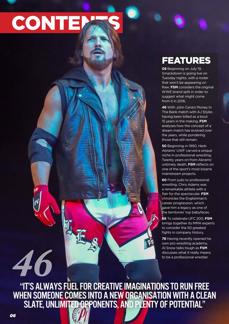 Wrestletalk Magazine Preview Pages