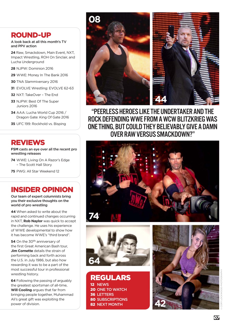 Wrestletalk Magazine Preview Pages