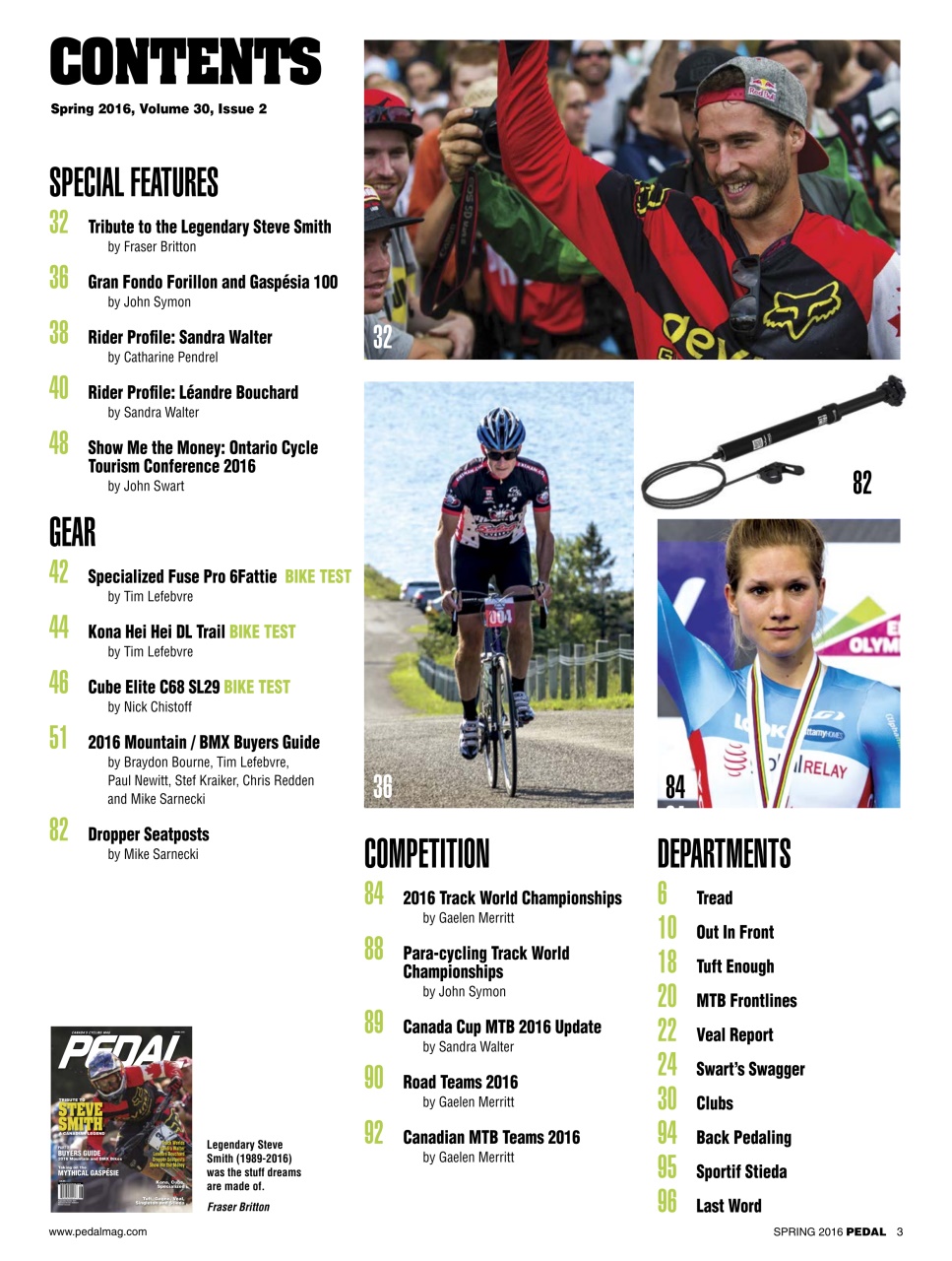 Pedal Magazine Preview Pages