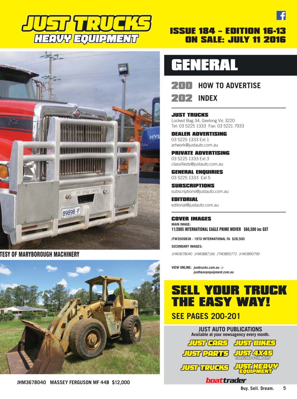 JUST TRUCKS Preview Pages