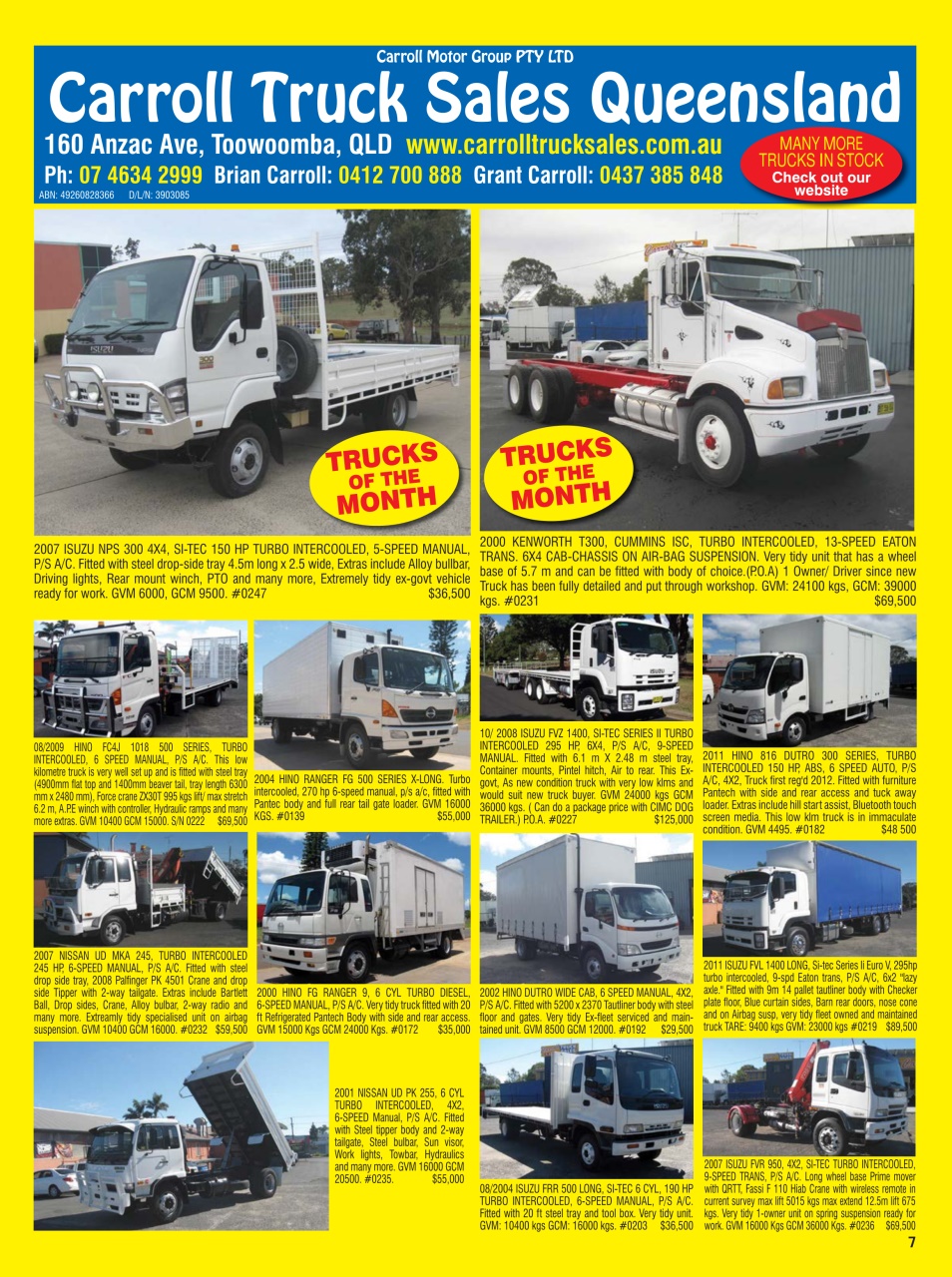 JUST TRUCKS Preview Pages